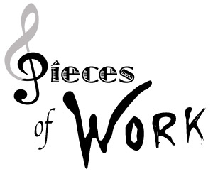 Logo for the Pieces of Work band